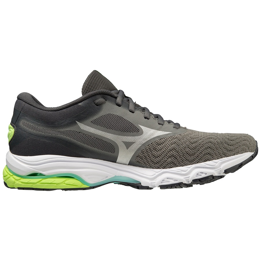 Silver / Light Green Men's Mizuno Wave Prodigy 4 Running Shoes | Philippines-162354