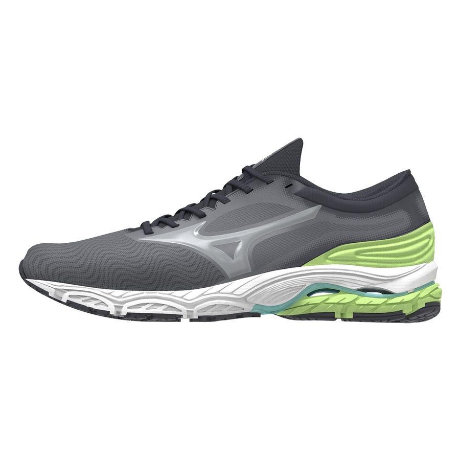 Silver / Light Green Men\'s Mizuno Wave Prodigy 4 Running Shoes | Philippines-162354