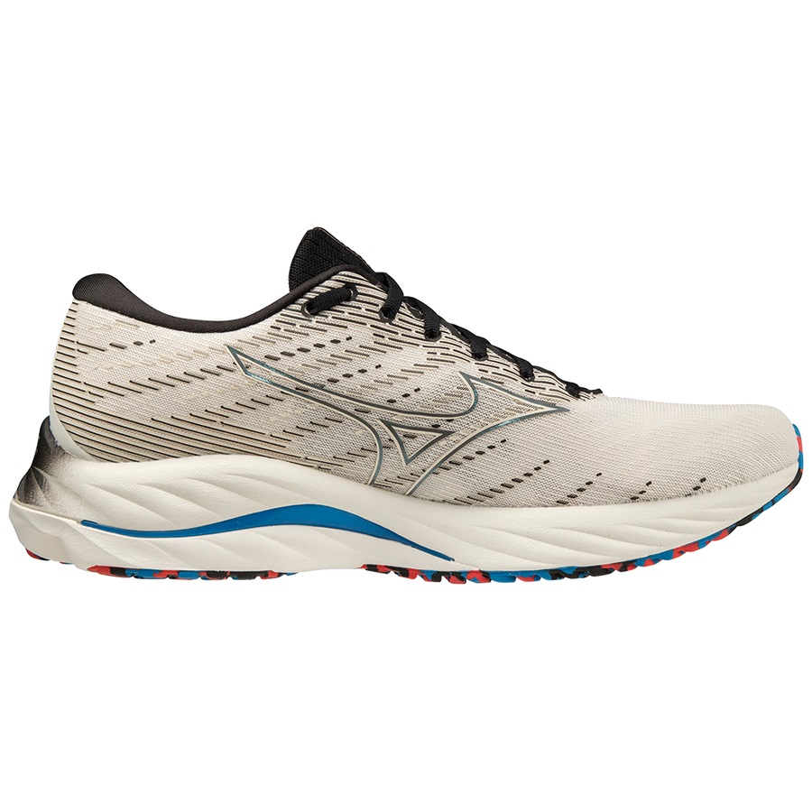 Silver Men's Mizuno Wave Rider 26 Running Shoes | Philippines-296403