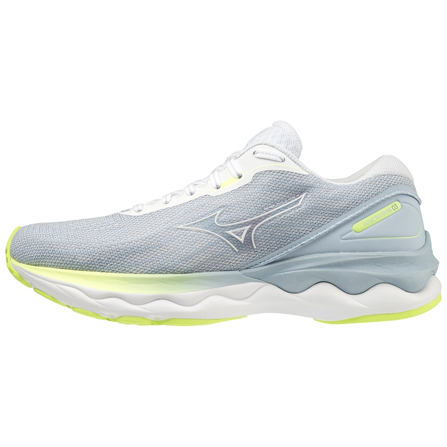 Silver Women\'s Mizuno Wave Skyrise 3 Running Shoes | Philippines-072156