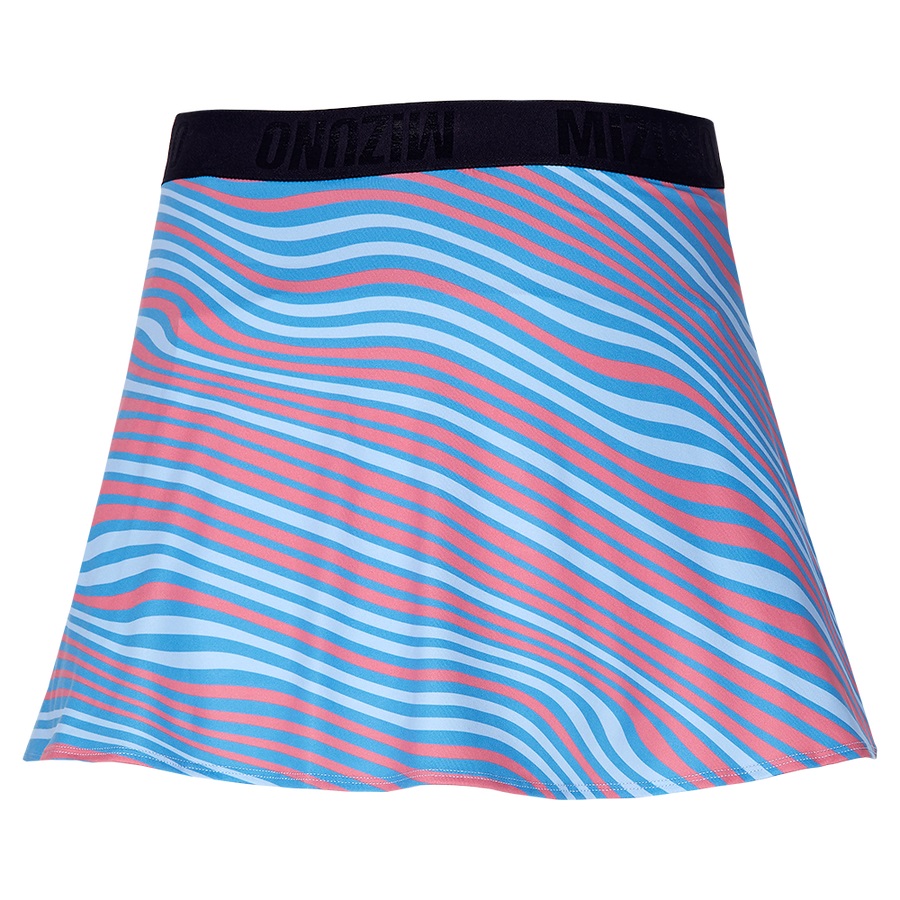 Stripes / Red / Blue Women's Mizuno Flying Skirts | Philippines-278105