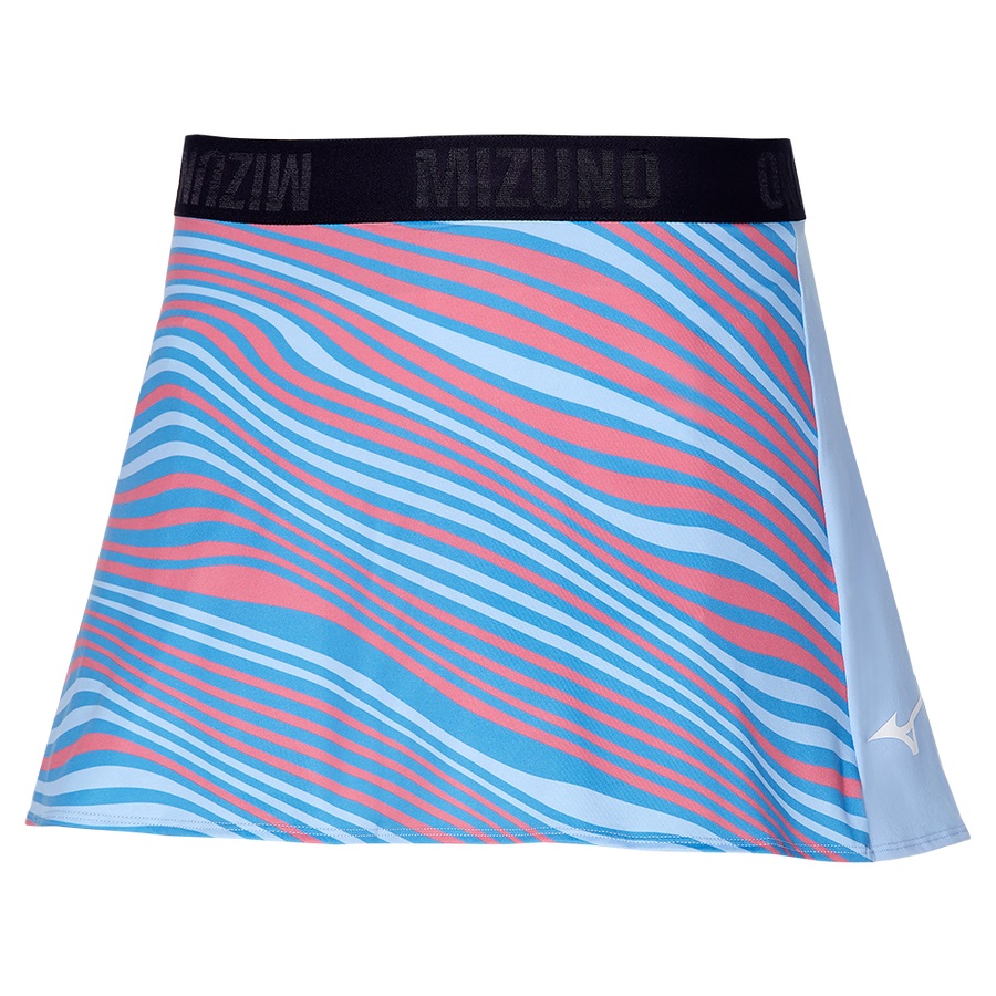 Stripes / Red / Blue Women\'s Mizuno Flying Skirts | Philippines-278105