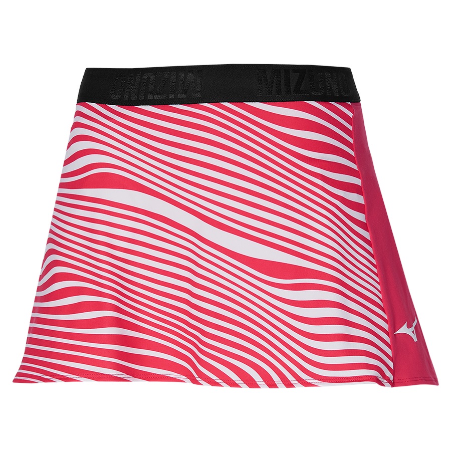 Stripes / Red Women\'s Mizuno Flying Skirts | Philippines-490615