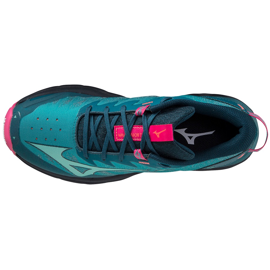 Turquoise Women's Mizuno Wave Daichi 7 Trail Running Shoes | Philippines-715920