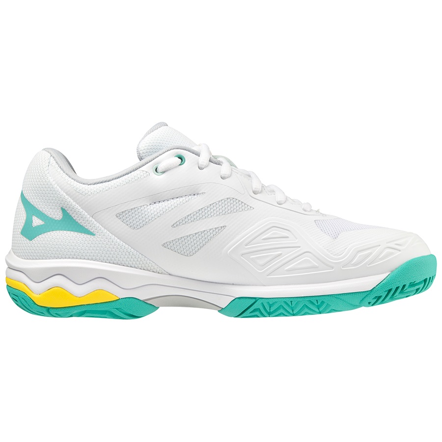 Turquoise Women's Mizuno Wave Exceed Light AC Tennis Shoes | Philippines-364507