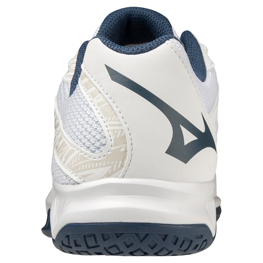 White / Dark Women's Mizuno Thunder Blade 3 Volleyball Shoes | Philippines-872093