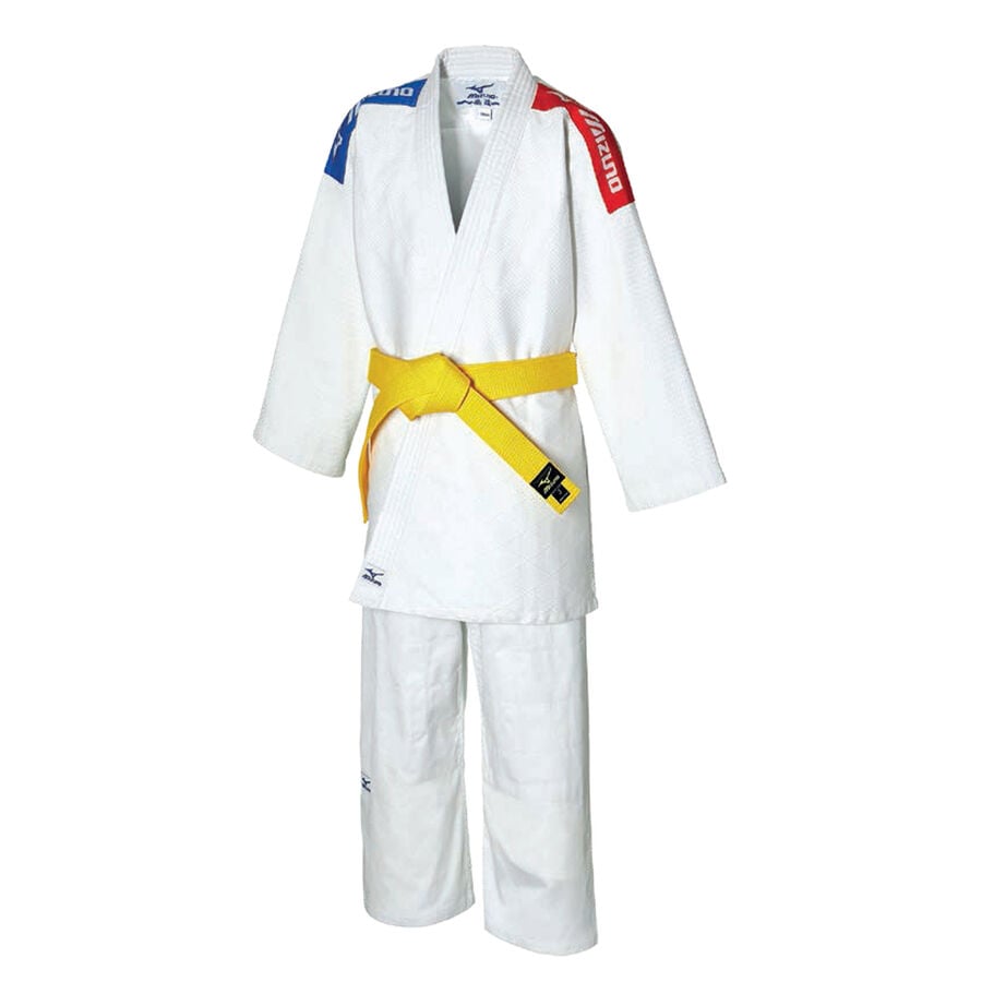 White Men\'s Mizuno Kodomo Plus Belt Set Judo Gi | Philippines-625491