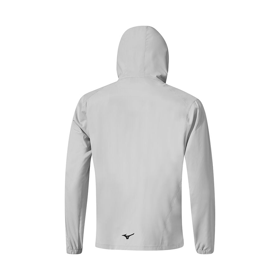 White Men's Mizuno MT Drizzle Hoodie | Philippines-482037