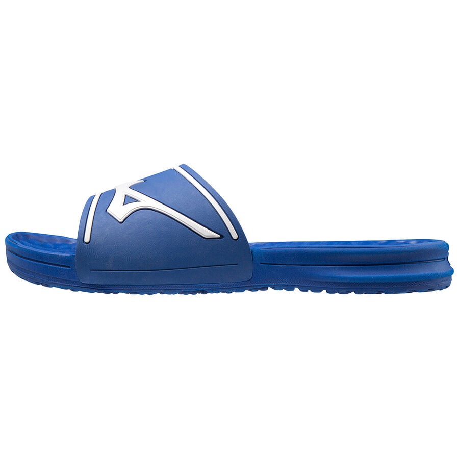 White Men's Mizuno Relax Slide 2 Sliders | Philippines-962403