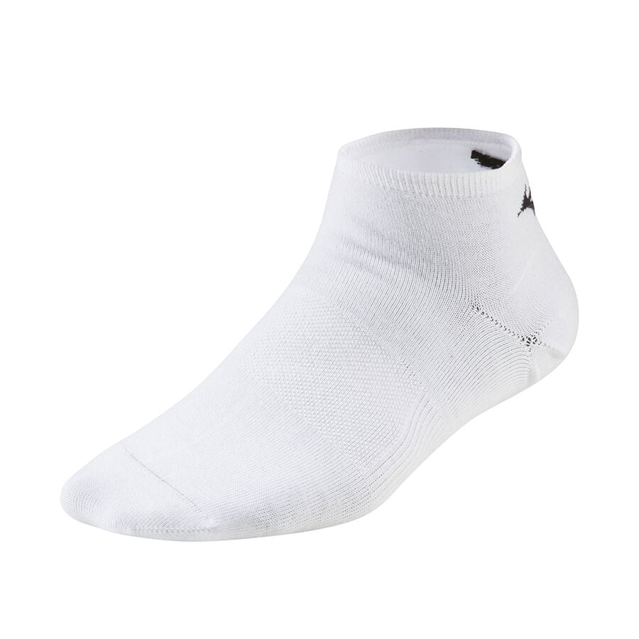 White Men\'s Mizuno Training Low Sports Socks | Philippines-147039