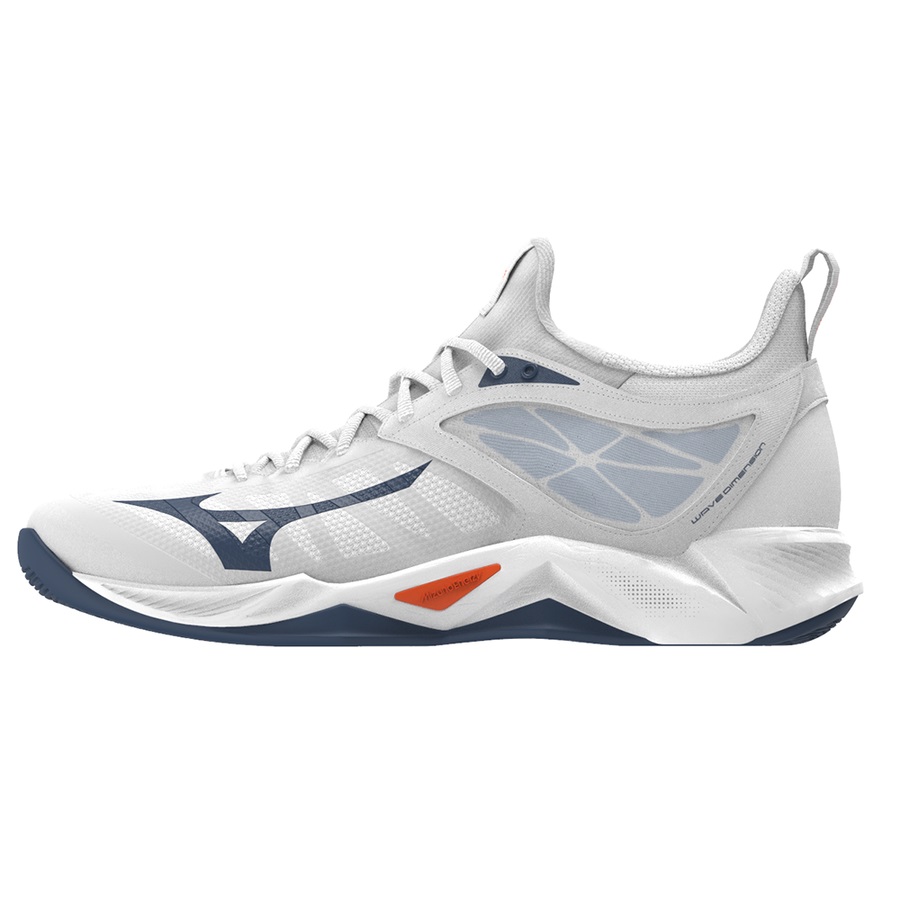 White Men\'s Mizuno Wave Dimension Volleyball Shoes | Philippines-251698