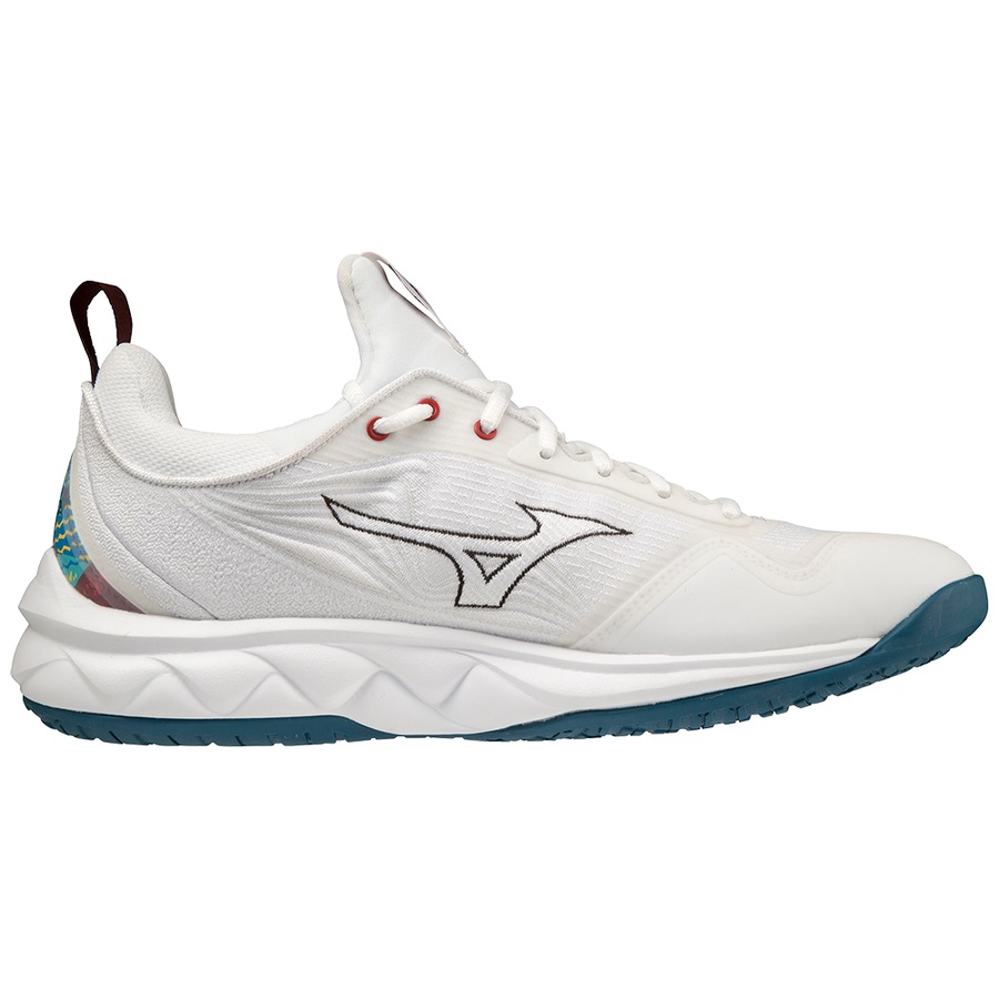 White Men's Mizuno Wave Luminous 2 Volleyball Shoes | Philippines-875096