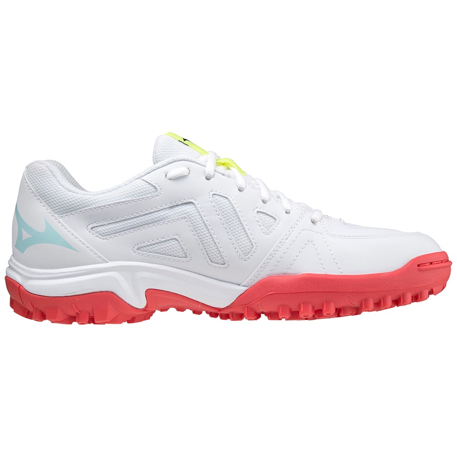 White Men's Mizuno Wave Lynx Field Hockey Shoes | Philippines-721536