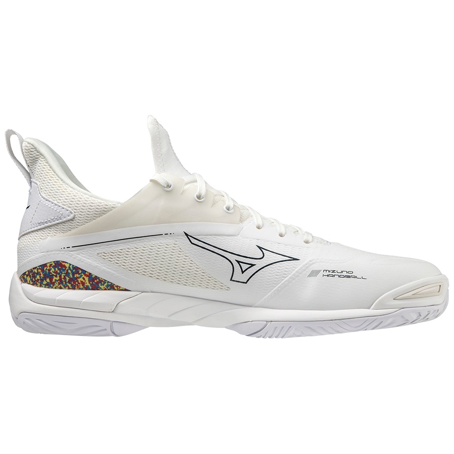 White Men's Mizuno Wave Mirage 4 Handball Shoes | Philippines-519867