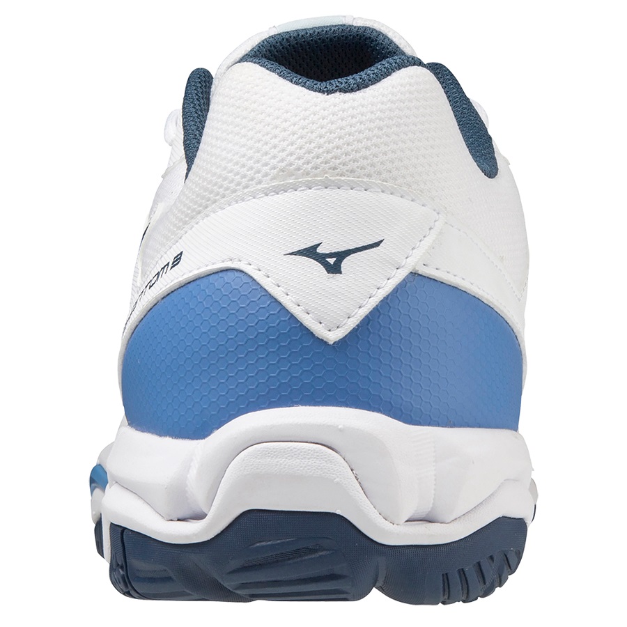 White Men's Mizuno Wave Phantom 3 Handball Shoes | Philippines-135072