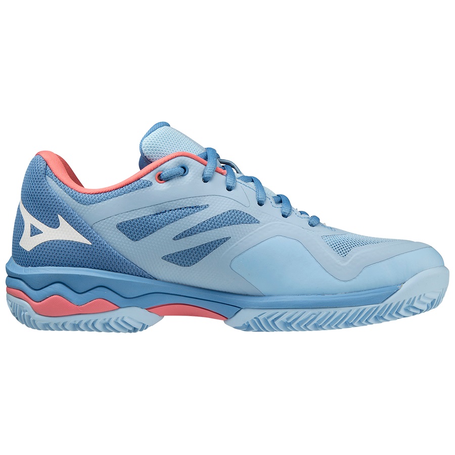 White / Rose Women's Mizuno Wave Exceed Light CC Tennis Shoes | Philippines-376521