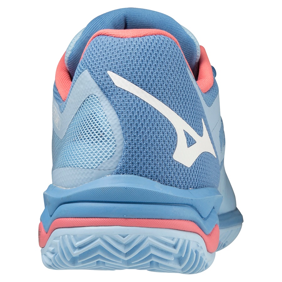 White / Rose Women's Mizuno Wave Exceed Light CC Tennis Shoes | Philippines-376521