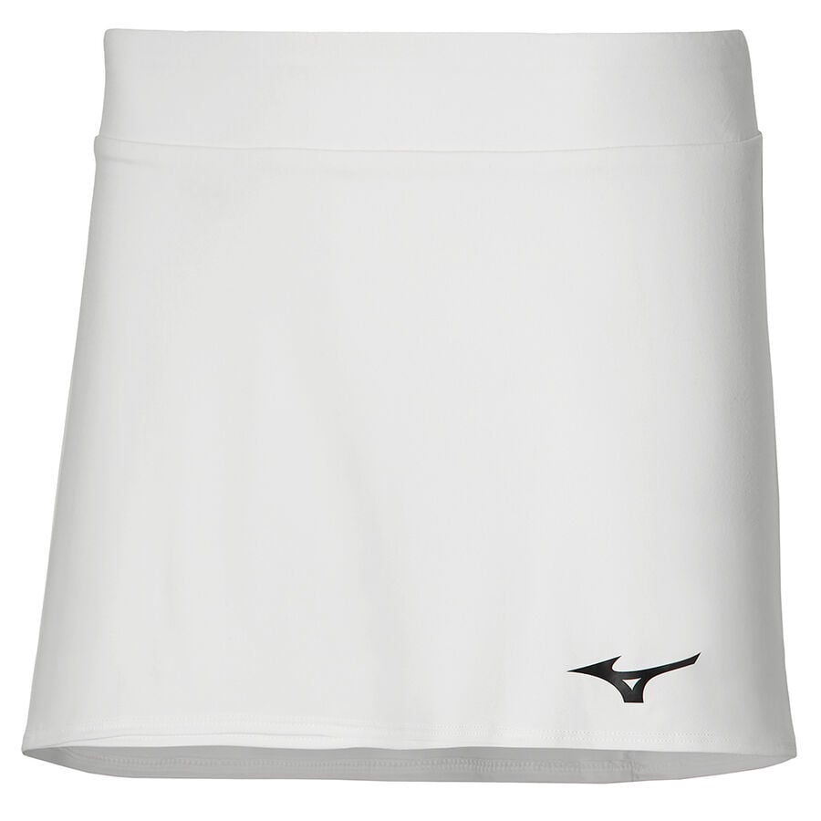 White Women\'s Mizuno Flex Skorts | Philippines-140865