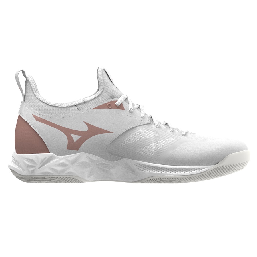 White Women's Mizuno Wave Dimension Volleyball Shoes | Philippines-760513