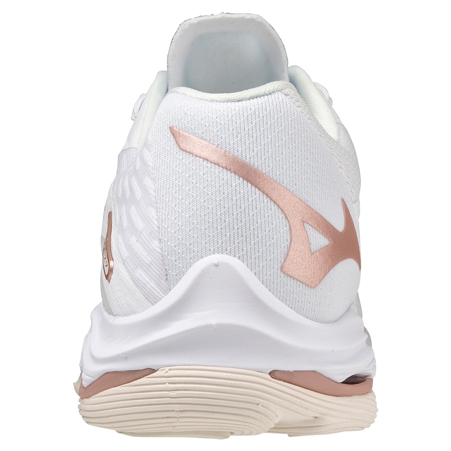 White Women's Mizuno Wave Lightning Z7 Volleyball Shoes | Philippines-254309