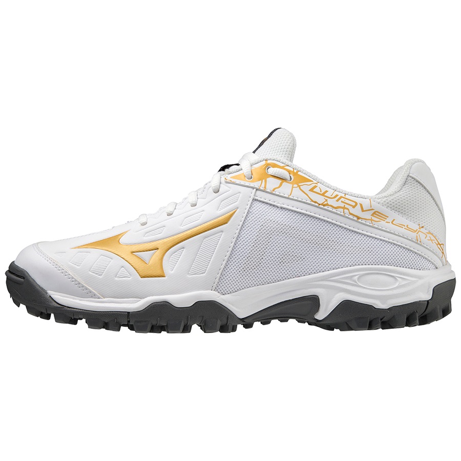 White Women\'s Mizuno Wave Lynx Field Hockey Shoes | Philippines-609837