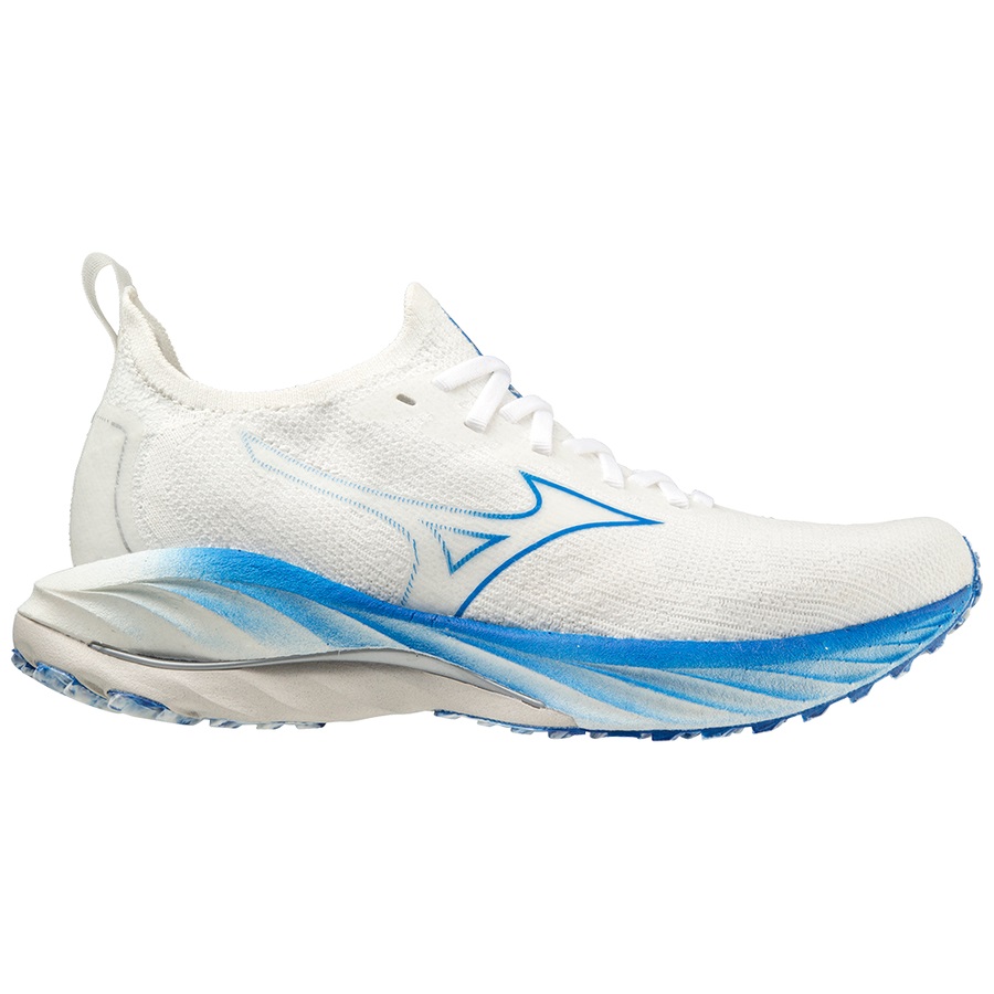 White Women's Mizuno Wave Neo Wind Running Shoes | Philippines-194723