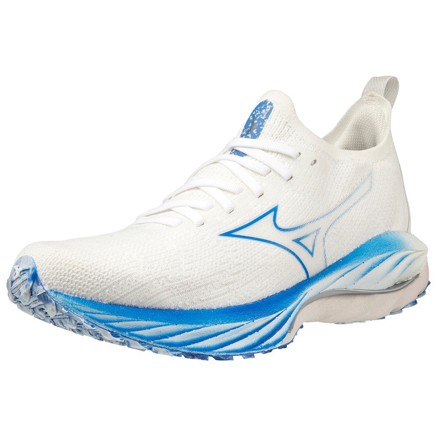 White Women's Mizuno Wave Neo Wind Running Shoes | Philippines-194723