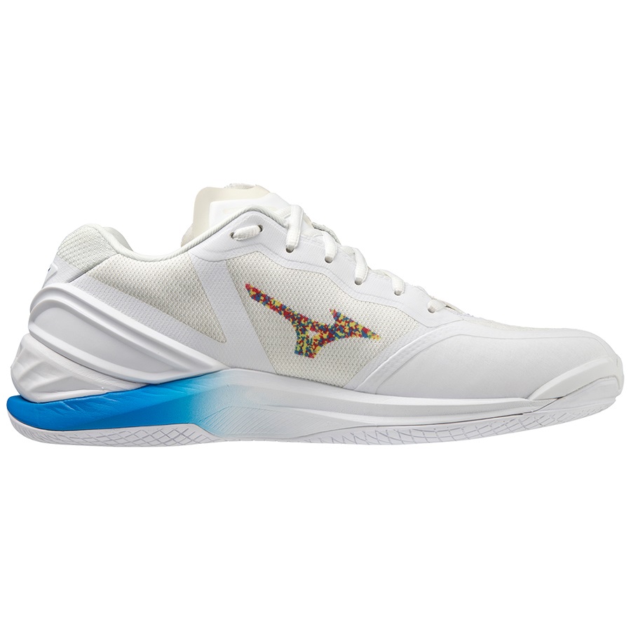 White Women's Mizuno Wave Stealth Neo Handball Shoes | Philippines-067318