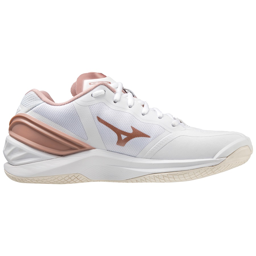 White Women's Mizuno Wave Stealth Neo Handball Shoes | Philippines-082916