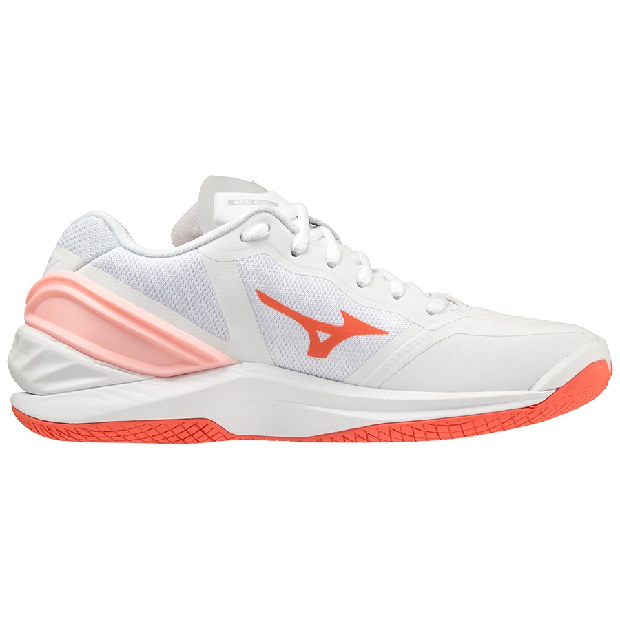 White Women's Mizuno Wave Stealth Neo Nb Netball Shoes | Philippines-431627