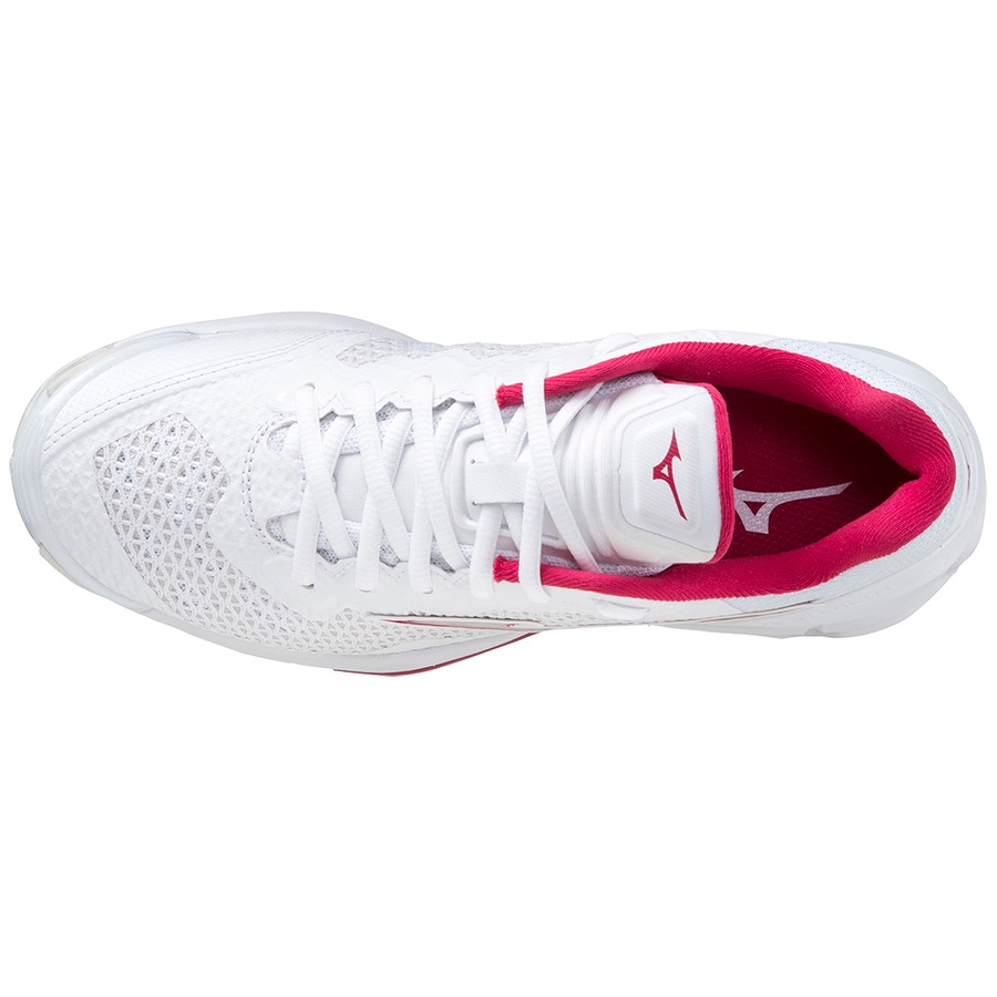 Width / Red Women's Mizuno Wave Stealth V Handball Shoes | Philippines-617435