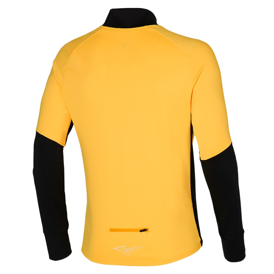 Yellow Men's Mizuno Warmalite Hz Tops | Philippines-841523