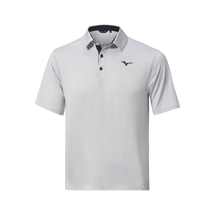 Beige Men's Mizuno QD Comp Polo Tops | Philippines-625743