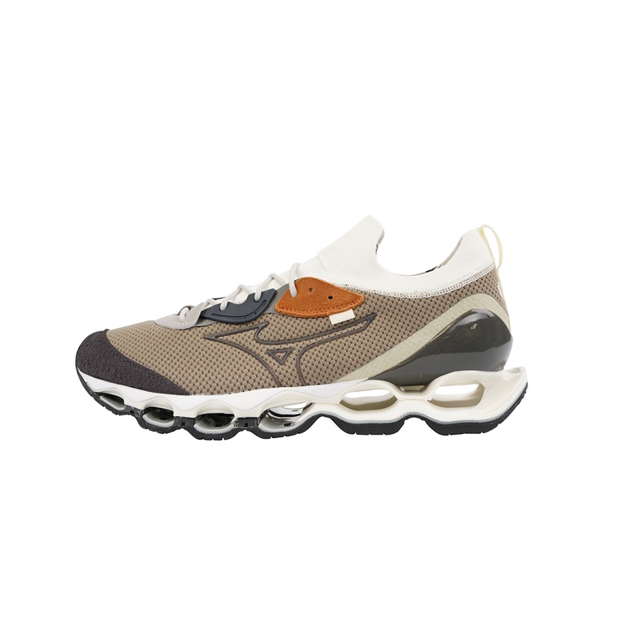 Beige Women's Mizuno Wave Prophecy Beta Sneakers | Philippines-149206