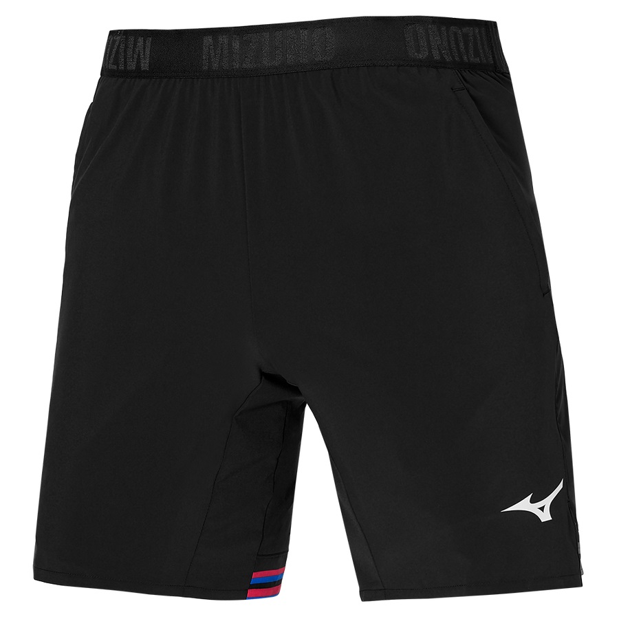 Black Men's Mizuno 8 In Amplify Shorts | Philippines-059716