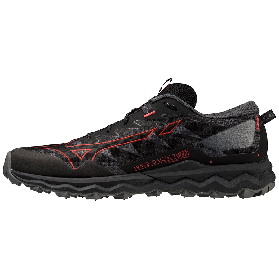 Black Men's Mizuno Wave Daichi 7 GTX Trail Running Shoes | Philippines-056123