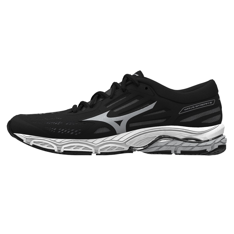 Black Men's Mizuno Wave Stream 2 Running Shoes | Philippines-208967