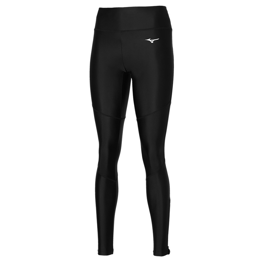 Black Women's Mizuno Core Long Tights | Philippines-245903