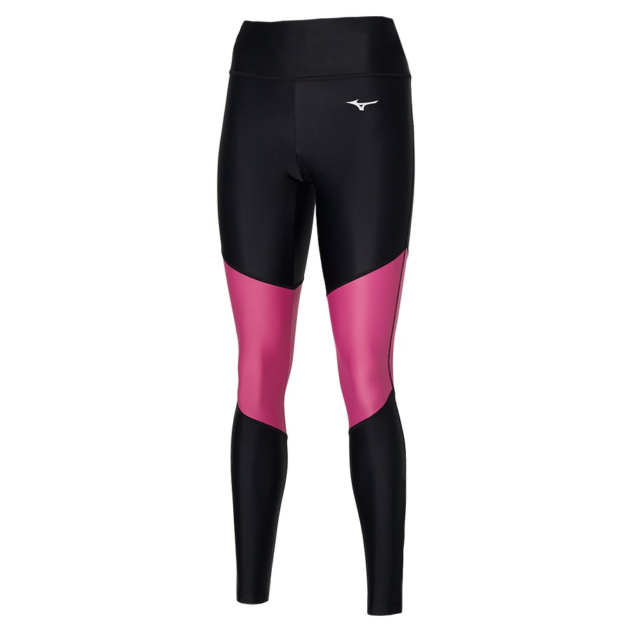 Black Women's Mizuno Core Long Tights | Philippines-328947