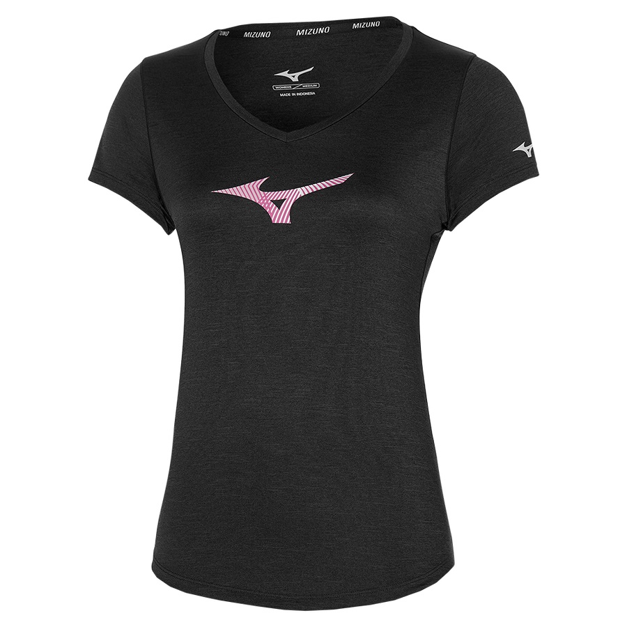 Black Women's Mizuno Impusle Core Rb Tee | Philippines-150738