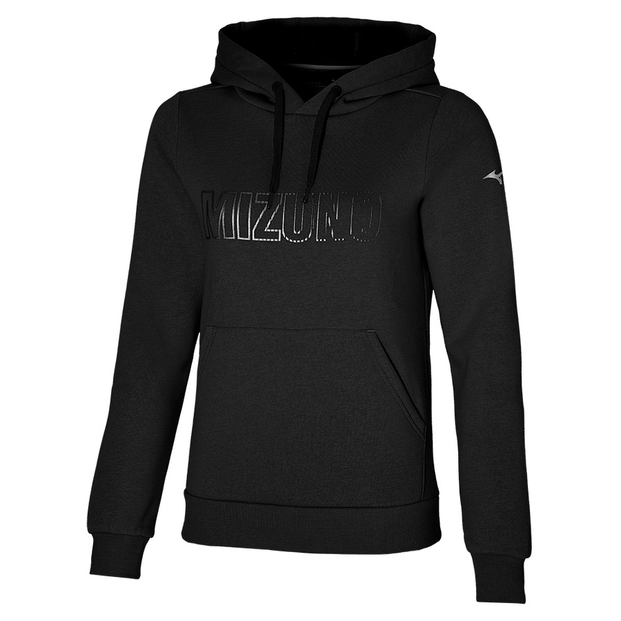 Black Women's Mizuno Mizuno Hoodie | Philippines-543807