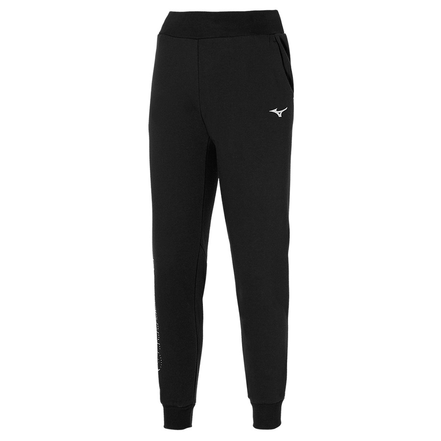 Black Women's Mizuno Mizuno Sweat Pants | Philippines-510362