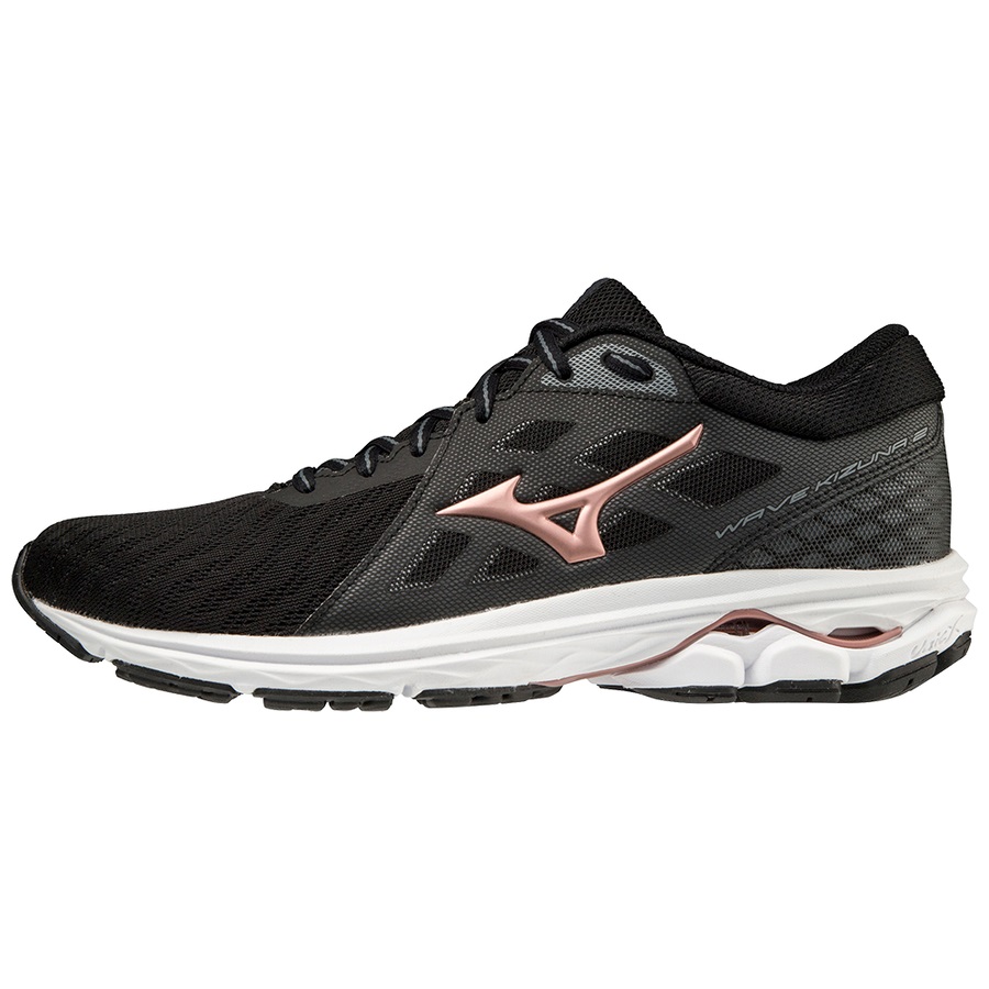 Black Women's Mizuno Wave Kizuna 2 Running Shoes | Philippines-376051