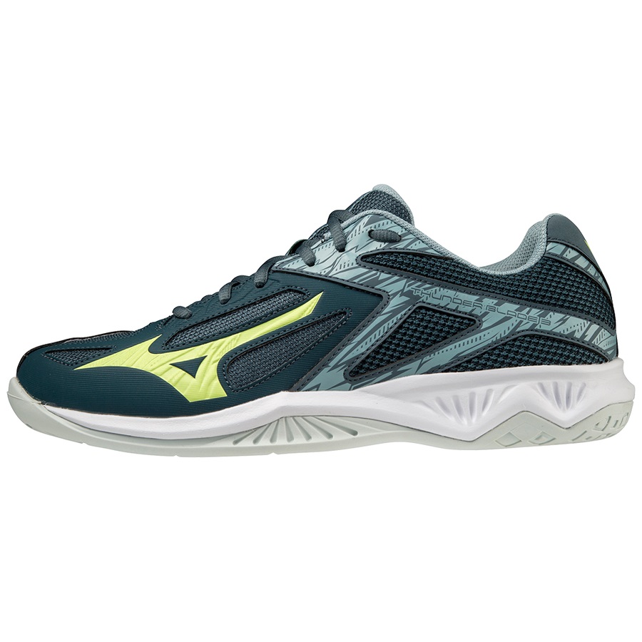 Blue / Light Green / Blue Women's Mizuno Thunder Blade 3 Volleyball Shoes | Philippines-190325