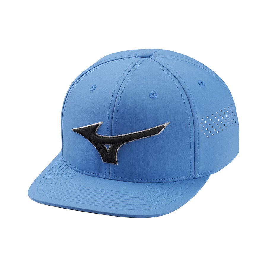 Blue Men's Mizuno Tour Flat Snapback Sports Headwear | Philippines-038426