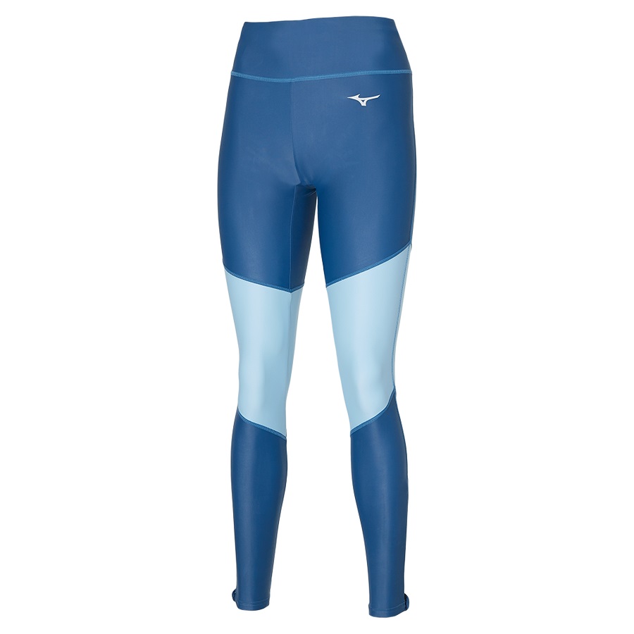 Blue Women's Mizuno Core Long Tights | Philippines-462381