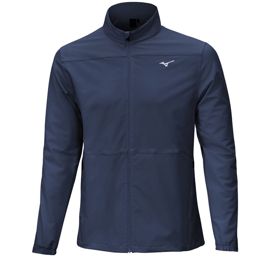 Deep Navy Men's Mizuno Windlite Jackets | Philippines-503279