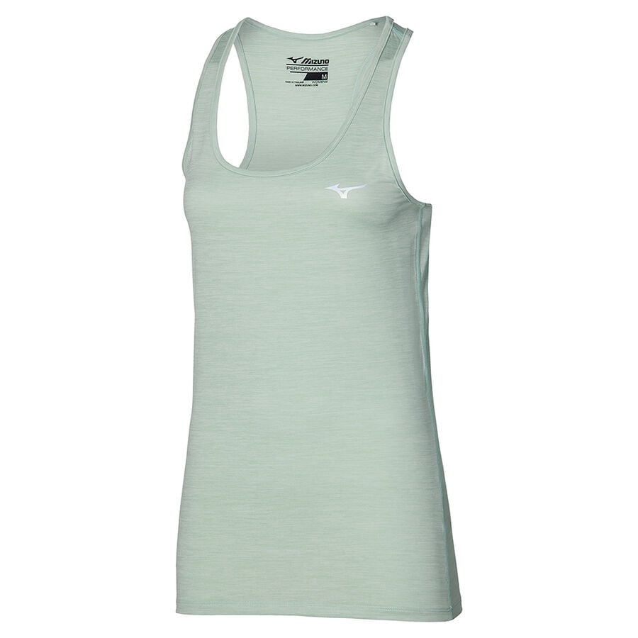 Green Women's Mizuno Impulse Core Tank | Philippines-486972