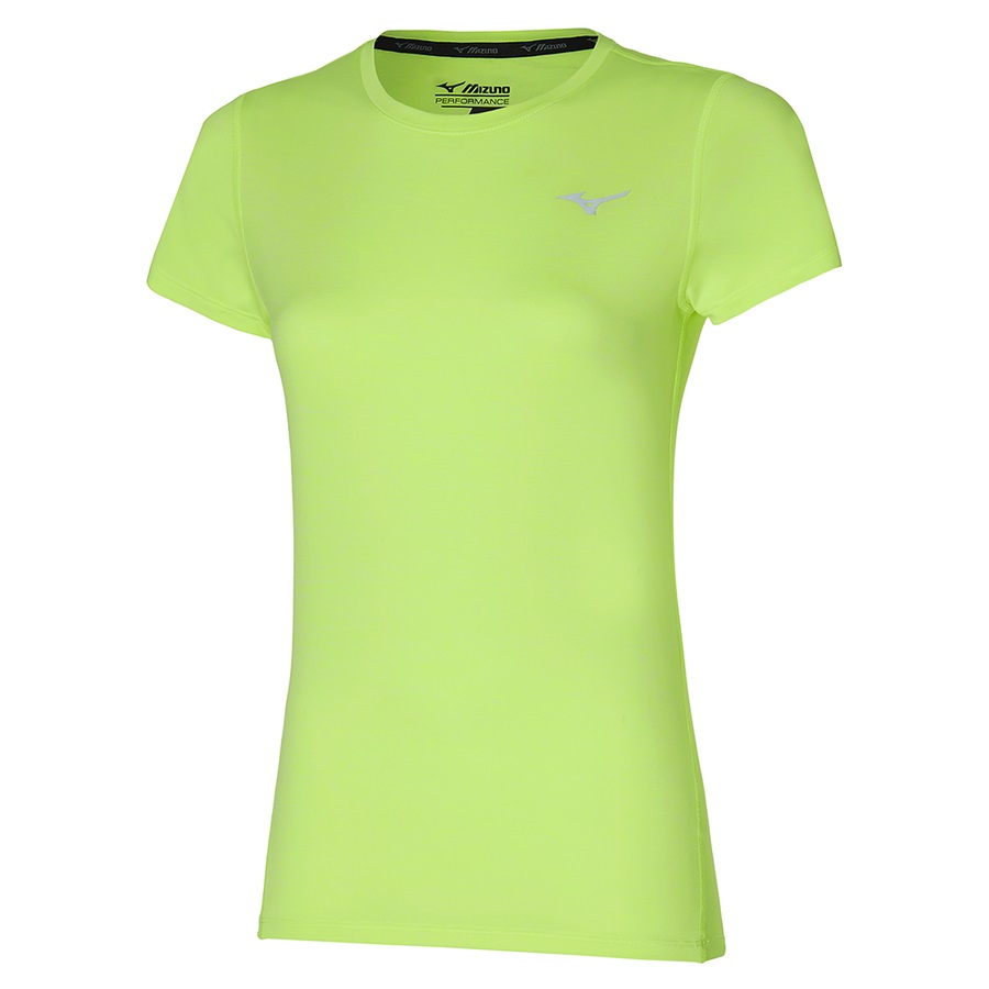 Green Women's Mizuno Impulse Core Tee | Philippines-936854