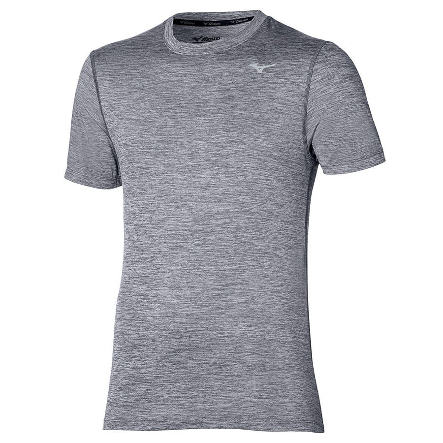 Grey Men's Mizuno Impulse Core Tee | Philippines-745218